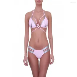 Women's Swimwear Feshion Women Sexy Bikini Set Sport Push-Up Padded Swimsuit Tankini 2024 Bathing Suits