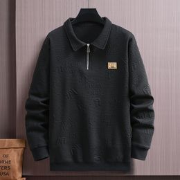 Nuova Lettere Mens con cappuccio Stampa di stampa a costine Felpette per maniche lunghe Pullover con cappuccio per felpa con cappuccio autunnale con cappuccio asiatico taglia 4xl-10xl