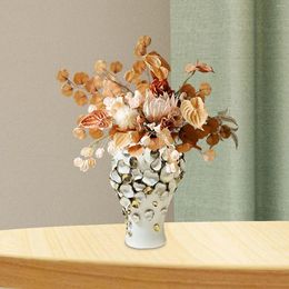 Vases Porcelain Ginger Jar Storage Canister Ceramic Flower Vase Display Handicraft