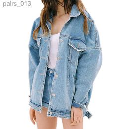 Women's Jackets Basic Denim Autumn Jaqueta Jeans Feminina Jean Jackets Coat Female For Plus 240305