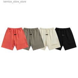 Men's Shorts Season 8 Trendy Essentials American 3D Flocking High Street Summer Casual Loose Mens Shorts Big Logo y2k Q240305