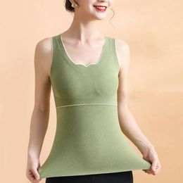 Camisoles & Tanks Chest Pads Bottoming Vest Compression Tank Top With For Women High Elasticity Base Layer Comfortable Slim
