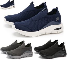 Men Women Classic Running Shoes Soft Comfort Black Grey Navy Blue Grey Mens Trainers Sport Sneakers GAI size 39-44 color44