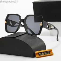 Designer prads Sunglasses Overseas New Sunglasses Pujia Mens and Womens Street Photography Sunglasses Classic Travel Fashion Glasses 2627