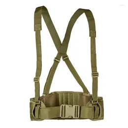 Waist Support Tactical Molle Belt Military Army Special Men's Convenient Combat Girdle EAS H-shaped 1000D Nylon Soft Padded