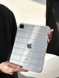 TPU Cases For Ipad pro 12.9" Inch Case Soft Tablet Back Case Shockproof Down Jacket Bumper