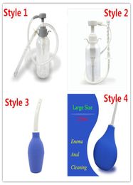 4 Styles Choose Anal Douche Cleaner Enema Anal Vagina Wish Cleaning Kit Anal Sex Toys Enema Bottle Pump Enema Bag Sex Product5385775