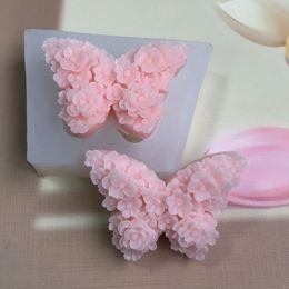 Butterfly Silicone Mold Mini Butterfly Fondant Mold Cute Soap Epoxy Resin Mold Sugarcraft Candy Chocolate Molds for Sugarcraft Cake Decorating 1221233