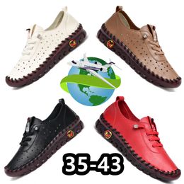 Scarpe atletiche Gai Designer Shoe Mans Stereograms Stamping Sneaker Mens da donna Sneaker Sneaker Sports Run Bisth Soft Breath 35-43 Size Bianco rosso