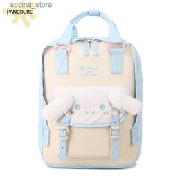Diaper Bags PANGDUBE Backpack for Mom Big Cute Ear Dog School Bag Computer Backpack Baby Diaper Bag Mommy Bag Baby Nappy BagsL240305