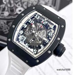 Diamond Watch Designer Wristwatch RM Wrist Watch Rm030 Automatic Mechanical Watch Rm030 Japan Limited Edition Black Ceramic Fashion Leisure Business