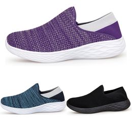 Men Women loafers Running Shoes Soft Comfort Black White Beige Grey Red Purple Green Blue Mens Trainers Slip-On Sneakers GAI size 39-44 color42