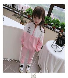 girls Clothing Sets fall boutique kids tracksuit clothes sweat coatpants suits A73255207105