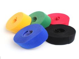 Colourful Double Sided Nylon Adhesive Hook and Loop Fastener Tape sew on Snap Fastener Sewing Accessories Sout Out Tools5663086