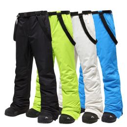 Pants Ski Pants Men and Women Outdoor Windproof Waterproof Warm Couple Snow Trousers Winter Ski Snowboard Pants Winter Cycling Camping