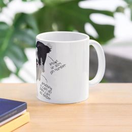 Mugs Border Collie Coffee Mug Original Breakfast Cups Thermal Anime