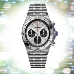 Clean factory stainless steel watches 42mm Quartz chronograph movement Men Lumious business switzerland Customised Logo Luxury Upg245J