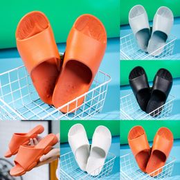 style02 Slippers leather British black white brown green yellow red Slides fashion outdoor comfortable breathable sports shoes Sandals 38-45