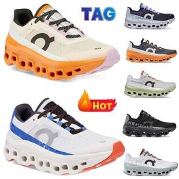 Designer Shoes Running Cloud Cloudmonster Monster Lightweight Cushioned Sneaker men women Footwear Runner Sneakers white violet Dropshiping Acceof white shoe