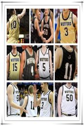 2021 Basketball Wofford Terriers Jerseys College CHEVEZ GOODWIN ISAIAH BIGELOW STORM MURPHY NATHAN HOOVER Black Gold White Custom9135674