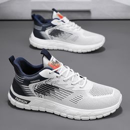 new arrival running shoes for men sneakers fashion black white blue grey mens trainers GAI-25 sports size 39-44