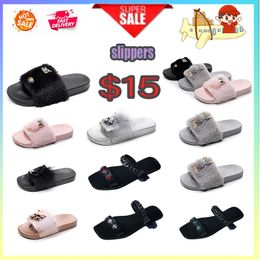 Designer Platform anti-collision headband Slides Slippers Men Woman wear resistant anti Leather soft soles sandals Flat Summer Beach Slipper Size 36-41