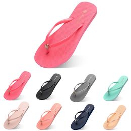 Slippers spring summer red black pink green mens low top breathable soft sole shoes flat men GAI-16