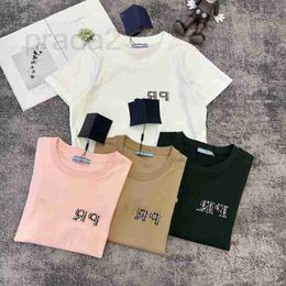 Women's T-Shirt Designer 2024 Spring/Summer New Letter Crystal Set Diamond Round Neck Short Sleeve T-shirt Women's Slimming Versatile Casual Versatile Top Trendy VHBB