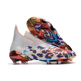 Mens Soccer shoes FG Cleats Football Boots scarpe da calcio Sneakers white