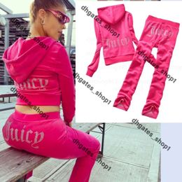 Designer Hoodie Advanced Women's Two Pants Velvet Juicy Coutoure Tracksuit Women Coutoure Set Track Juice Suit Couture Juciy Track Suit Sweatsuits Ess Fasds 203