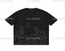 Men039s and women039s Tshirt splicing printing short sleeve early spring double strand fine cotton fabric digital printing 3650177
