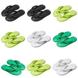 Verão novo produto chinelos designer para sapatos femininos branco preto verde confortável flip flop chinelo sandálias moda-036 mulheres plana slides gai sapatos ao ar livre