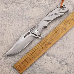 M390 Powder Steel Titanium Alloy Handle Folding With High Hardness And Sharpness, Portable EDC Tool Knife For Camping 536504