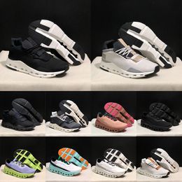 High quality On Mesh Cloudes Nova Original Women Men Sport Running Shoes White Pink Black Grey Pearl Brown Cloudmonster Classic Trainers Cloudnova Runners Sneakers