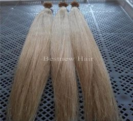 100g 1g s Indian remy Nail U tip hair extensions 18quot 20quot 22quot 24quot24quot 613 Lightest blonde Nail tTps Sets7067405