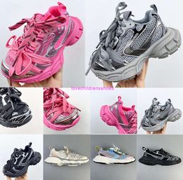 Kids Pink Designer 3xl Sneakers Infants Casual Shoes Track 10 Trainers Black White Mesh Comfortable Nylon 9.0 Sneaker Shoelaces Jogging Hiking Size 22ESS