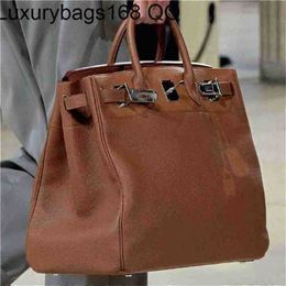 Totes Handbag Hac 50cm Bag Genuine Leather Handmade Limited Edition Customization Handswen Personalised High Designer Size Travel Large Togo LePIQ0