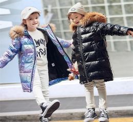 514Y fashion Children winter down jacket for kids Clothing girl silver gold Boys Hooded Coat Outwear Parka snowsuit coats T2009158294218