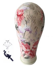 Cork Canvas Block Salon Professional Wigs Making Flower Mannequin Model Manikin Head Fashion Adjustable Metal Tripod Stand Holde3158882