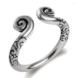 Cluster Rings Infinity Punk Rock Stainless Steel Mens Biker Vintage Gothic Jewelry Plata Dragon Claw Ring Men Zj23 Anel Masonic