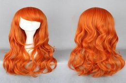 Whole gtgtgtgtLong One Piece Nami after two years Orange Cosplay Wig Anime Wig5263734