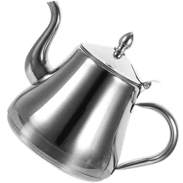 Dinnerware Sets Teapot Stainless Steel 1 Litre Tea Kettle Pour Over Silver Coffee Pot Stovetop Water Heater Camping