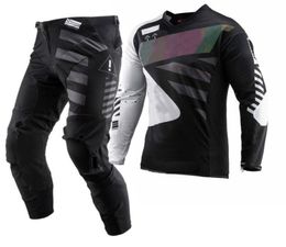 Motorcycle Apparel 2022 LEAT 55 Motocross Jersey And Pants Mx Gear Set Combo Green Motorbike Clothing Off Road Racing Suit3746239