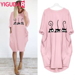 Dresses maternity Dress Elegant pregnant women clothing Print Midi Dress Long Sleeve O Neck pregnancy photoshoot dress Vestidos Mujer