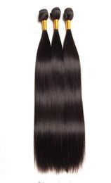Whole Grade 10a Brazilian Virgin Hair Extension Straight Human Hair 100 Unprocessed 3 Bundles hair weave 95295458005572