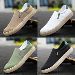 Casual Shoes Solid Colour Black White Pale Green Jogging Walking Low Mens Womens Sneaker Classicals Trainers GAI sport