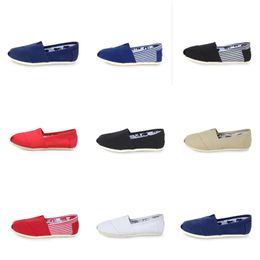 women men GAI casual shoes grey white blue red breathable Light Weight blacklifestyle walking sneakers canvas shoes Seven