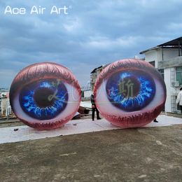 3m Diameter Inflatable Simulated Eye Balloon Inflatable Eye Model for Outdoor Event Advertising Decoration