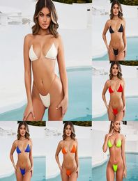 Women039s Swimwear Sexy Women Bikini Set Brazilian Swim Suit Pushup Two Piece Beachwear Transparent Bandage Sunbathing Bathing7952900