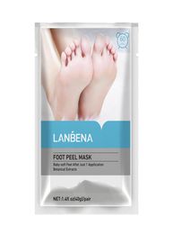 LANBENA Exfoliating Foot Peel Mask Only Need One Pair Remove Dead Skin Thoroughly in 27 Days Foot Mask Peeling Cuticles Heel8441219